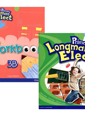 Pearson Primary Longman Elect 3B 英文原版 培生香港朗文小学英语教材3b全套 学生用书+练习册2本 英文版进口英语书籍