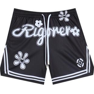准者篮球短裤夏季新款男士透气美式不过膝短裤健身休闲四分运动裤