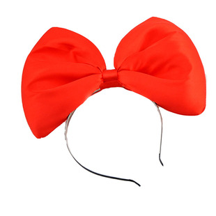 夸张立体超大蝴蝶结发箍发饰拍摄影楼配饰品 黑红色演出造型头饰