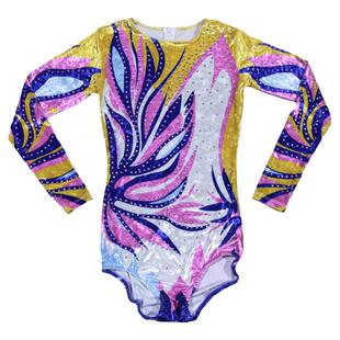 竞技健美操比赛服装女可制大众健美操服装有氧踏板服装团体演出服