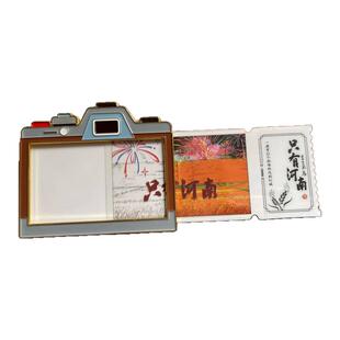 洛阳只有河南光栅冰箱贴金属磁吸装饰旅游文创纪念收藏品伴手礼物