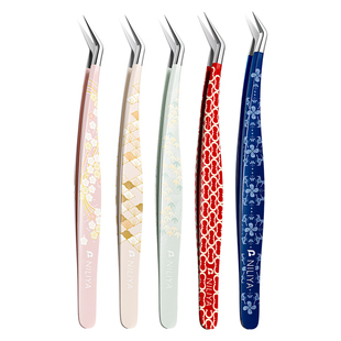 妮丽雅新年镊子造景贴纸镊高精密手帐文创金羽夹拼豆工具海豚夹子