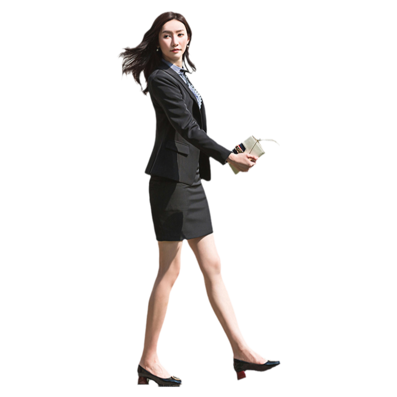 清仓职业套裙女春季修身显瘦职业裙OL气质长袖套裙工作服工装正装