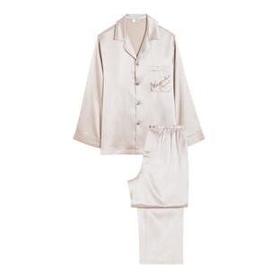 MANITO/曼尼陀Remington 男士刺绣睡衣套装简约家居服