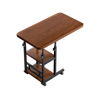 床边桌可升降可移动电脑桌家用卧室小户型小桌子出租屋便携学习桌