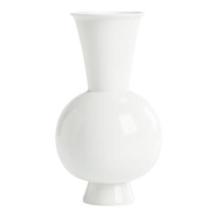 南山先生花瓶摆件客厅插花轻奢高级感陶瓷花瓶白瓷干花瓶创意花器