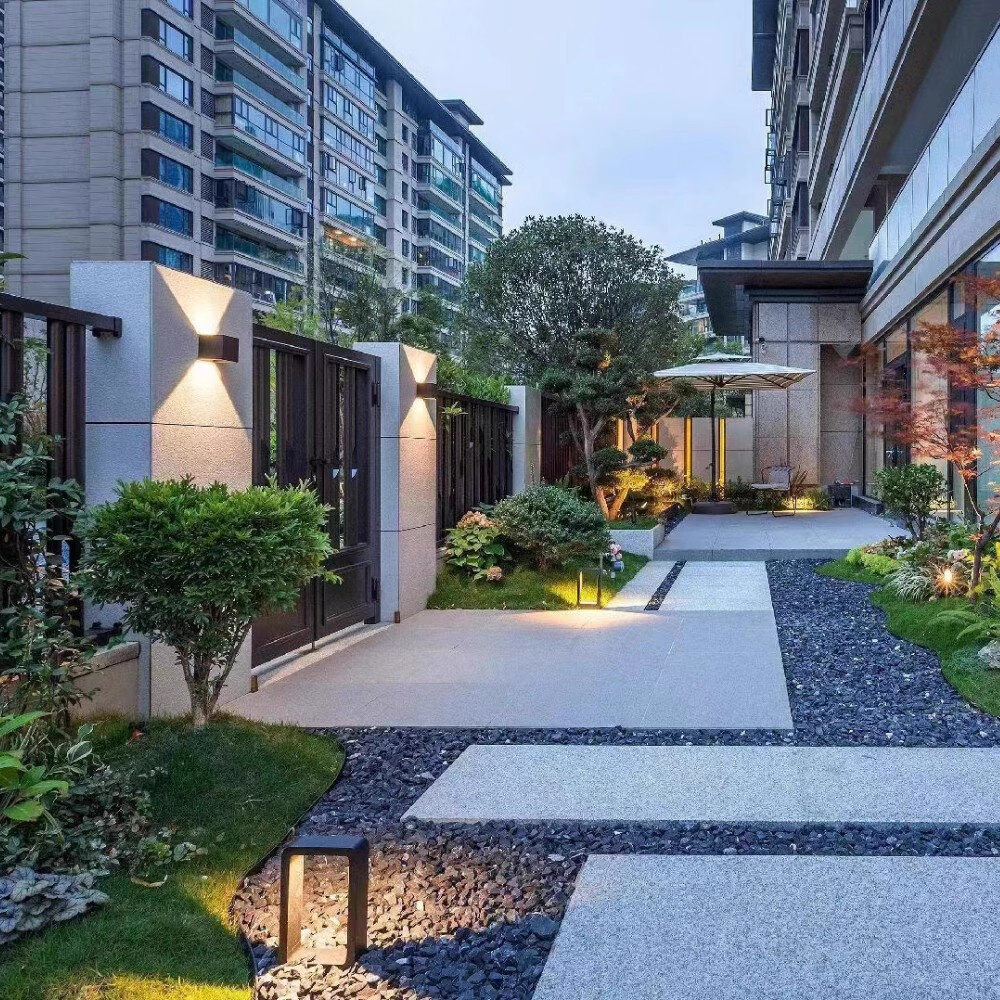 低压24v户外防水别墅花园洗墙头壁灯 墙壁灯壁挂式挂墙外墙插电