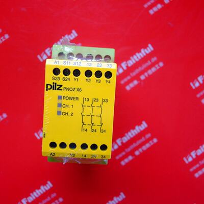 议价pilz 774729 皮尔磁全新安全模块 PNOZ X6 24VAC 24VDC 3n/o
