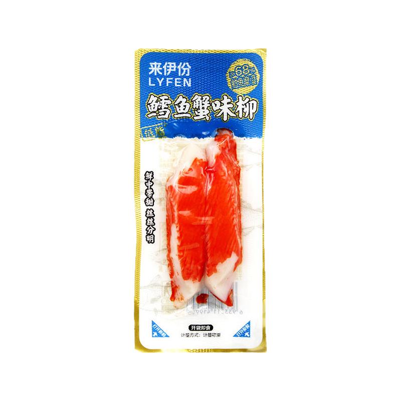 来伊份鳕鱼蟹味柳500g海味