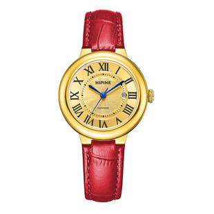 HIPINE/西普尼金表999足金轻奢气球款时尚石英表金表女士生日礼物