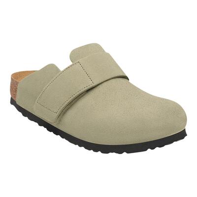 BIRKENSTOCK勃肯绒面革包头拖鞋