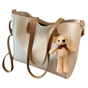 艾程高级感大容量大包包女士2024潮时尚通勤托特包百搭单肩斜挎包