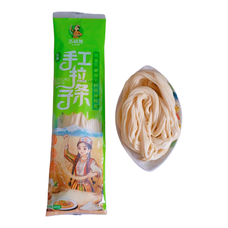 新疆传统手工冰鲜拉条子拌面