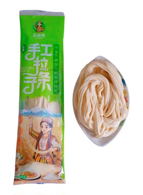 新疆传统手工冰鲜拉条子拌面