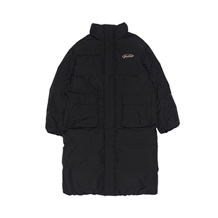 25新款MLB情侣羽绒服男女NY防泼水长款立领运动棉羽外套3ADJB1756