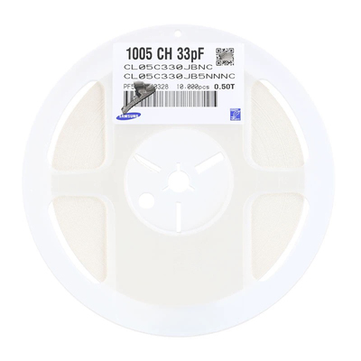原装 0402贴片电容 33pF ±5% 50V C0G  CL05C330JB5NNNC (50只)