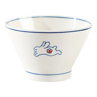 怀瑾釉下彩中式米饭碗家用2026新款可爱吃饭碗面碗个人专用斗笠碗