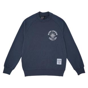 NPNG英伦学院风卫衣男款修身版型圆领套头上衣秋冬印花长袖