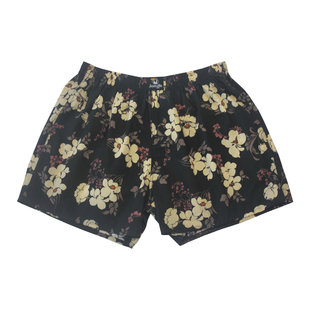 男士内裤阿罗裤男纯棉平四角宽松透气内裤女居家短睡裤衩男夏季潮