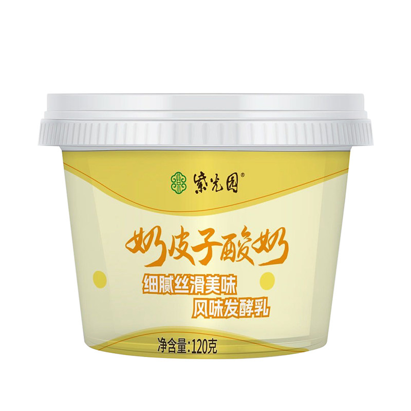紫光园奶皮子酸奶网红小吃