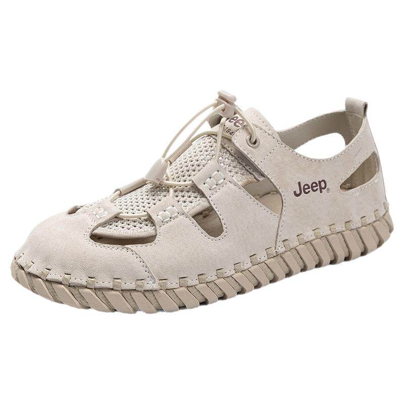 jeep官方正品平底罗马凉鞋女
