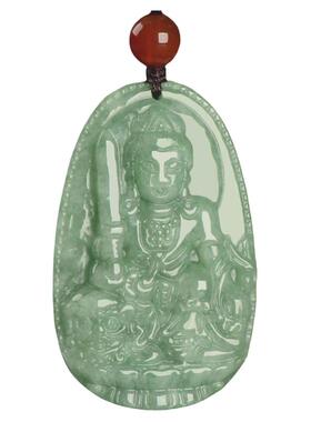 翡翠A货本命佛守护神男女款吊坠