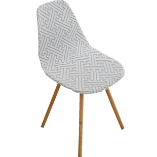 2025高级加厚伊姆斯椅子套罩万能通用塑料坐垫靠背矮小弧形板凳座