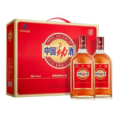 【节日送礼】劲牌35度中国劲酒500ml*2瓶礼盒装养保健酒生酒正品