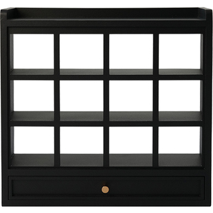 Nordic Sense黑色杯架杯子展示架客厅桌面多宝格收纳置物架格子架