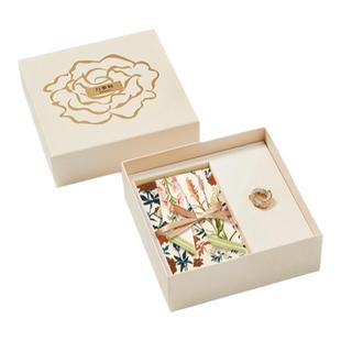 万事利真丝丝巾扣礼盒蚕丝小方巾斜巾送女友生日礼品礼盒