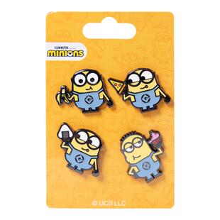 环球影业小黄人美食款迷你徽章卡通个性衣服包包扣针配饰可爱百搭