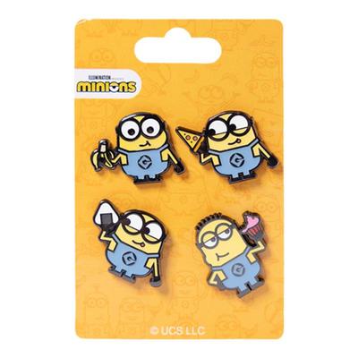 环球影业小黄人美食款迷你徽章卡通个性衣服包包扣针配饰可爱百搭