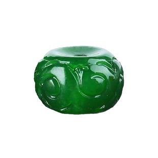 天然和田碧玉散珠回纹桶珠路路通南瓜苹果珠三通顶珠腰珠diy配饰