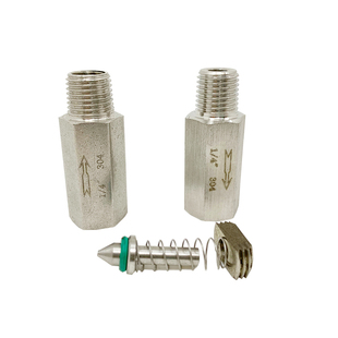 不锈钢304内外丝单向阀4分通水2分通气止回阀内外螺纹进气逆止阀