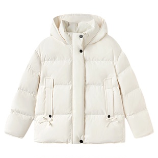 巴拉巴拉女童羽绒服儿童加厚外套2025冬季新款粉色上衣高充绒量大