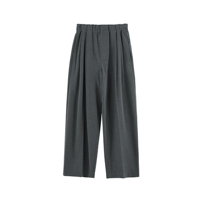 X--MOOM拱针橡筋腰TR阔腿裤