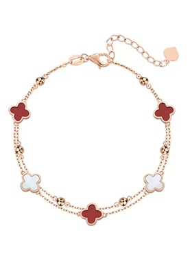 四叶草手链纯银女轻奢高级感