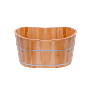 儿童泡澡木桶商用婴幼儿洗澡桶家用宝宝保温沐浴桶实木药浴桶木盆