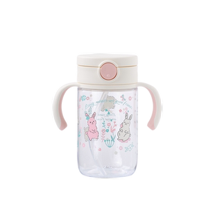 Richell利其尔星彩吸管直饮杯学饮杯宝宝幼儿园上学喝水儿童水杯