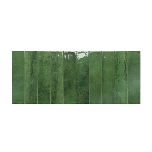 复古绿色窑变手工砖厨房卫生间瓷砖厕所浴室墙砖全瓷亮光釉面砖