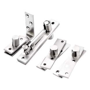 不锈钢360度旋转天地轴隐形门转轴木门上下铰链定位门轴暗藏合页