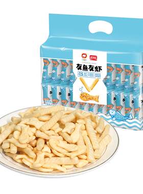 盼盼膨化食品友鱼友虾整箱