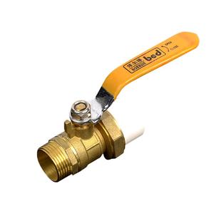 PPR水管4分6分1寸 外丝外牙PPR20 25 32铜钢芯球阀PPR水管件配件