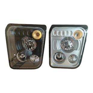 适用上汽红岩杰狮大灯总成杰卡c100c500m500改装全LED前大灯总成1