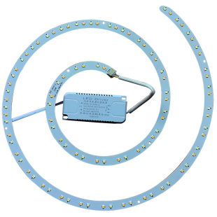 吸顶灯led灯芯三色变光蚊香型圆盘吊灯灯珠替换灯条维修配件灯片