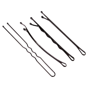 无痕u型夹丸子头发夹子黑色盘发固定u形发卡女一字夹卡子隐形夹子