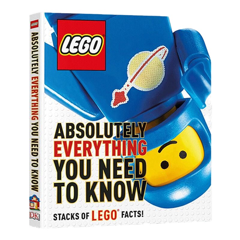 DK英文原版 乐高LEGO Absolutely Everything You Need to Know 乐高是您需要知道的一切 精装大开本 进口书籍正版 DK百科系列