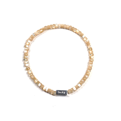 pohier纯银海贝壳手链