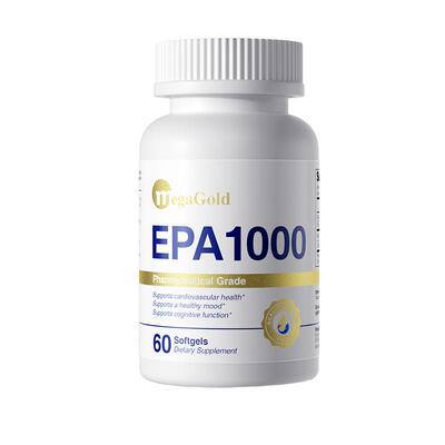 MegaGold高纯度鱼油软胶囊99%高浓缩omega3EPA深海鱼油中老年3瓶