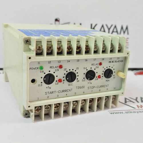 SELCO T2600-08 DUAL CURRENT RELAY (FAST SHIP BY DHL/FEDEX)